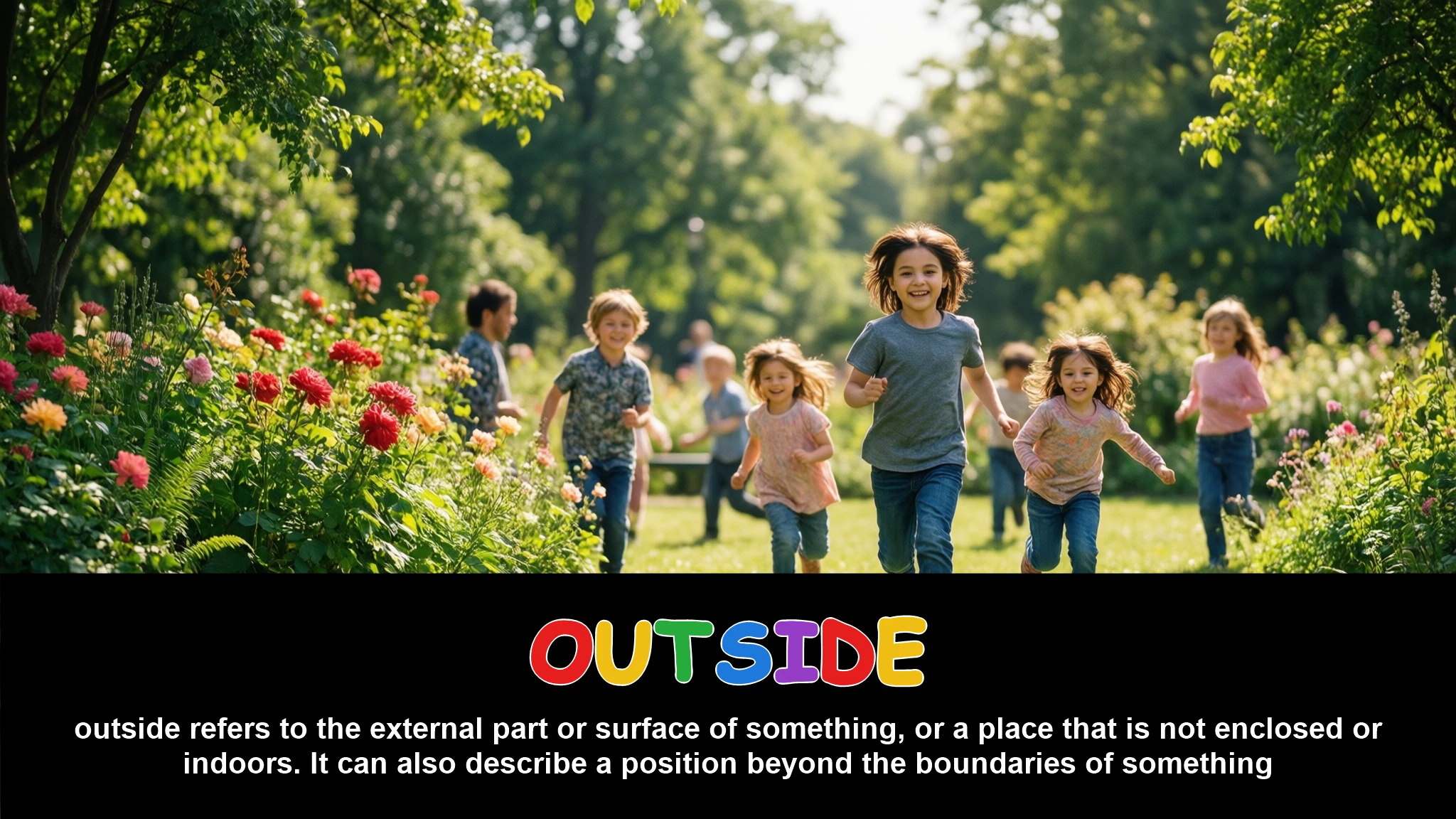 English Illustration for outside